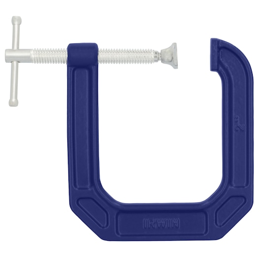 IRWIN® QUICK-GRIP® C Clamp opened on white background