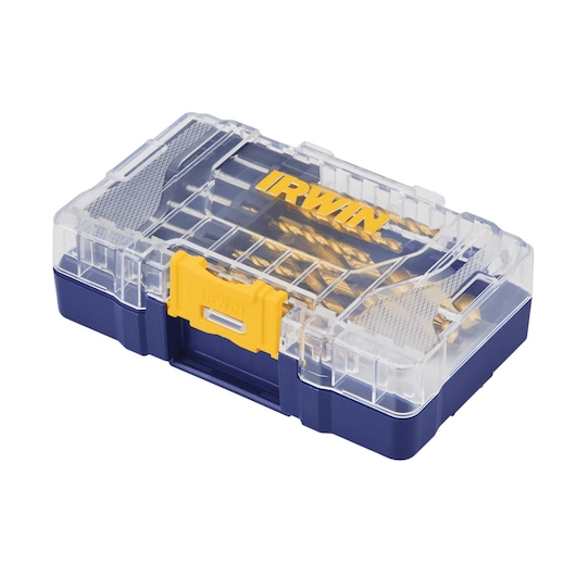 18 pc Titanium Nitride Coated TURBOMAX® Drill Bit Set in Pro Case