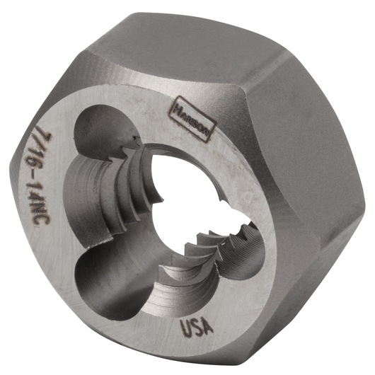 Re-threading Hexagon Fractional Dies Right & Left-hand (HCS)