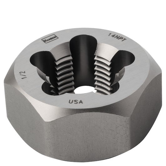 Re-threading Hexagon Taper Pipe Dies (HCS)